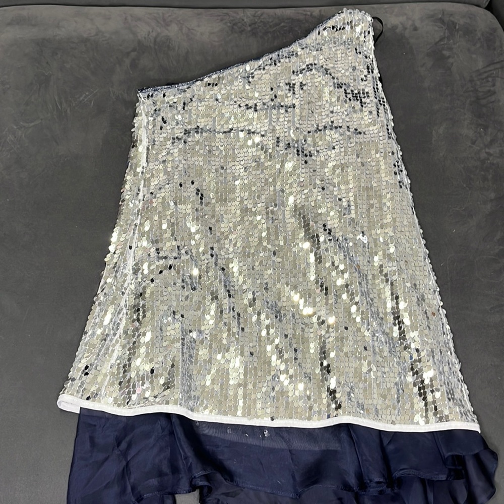 One Shoulder Sequence Top!